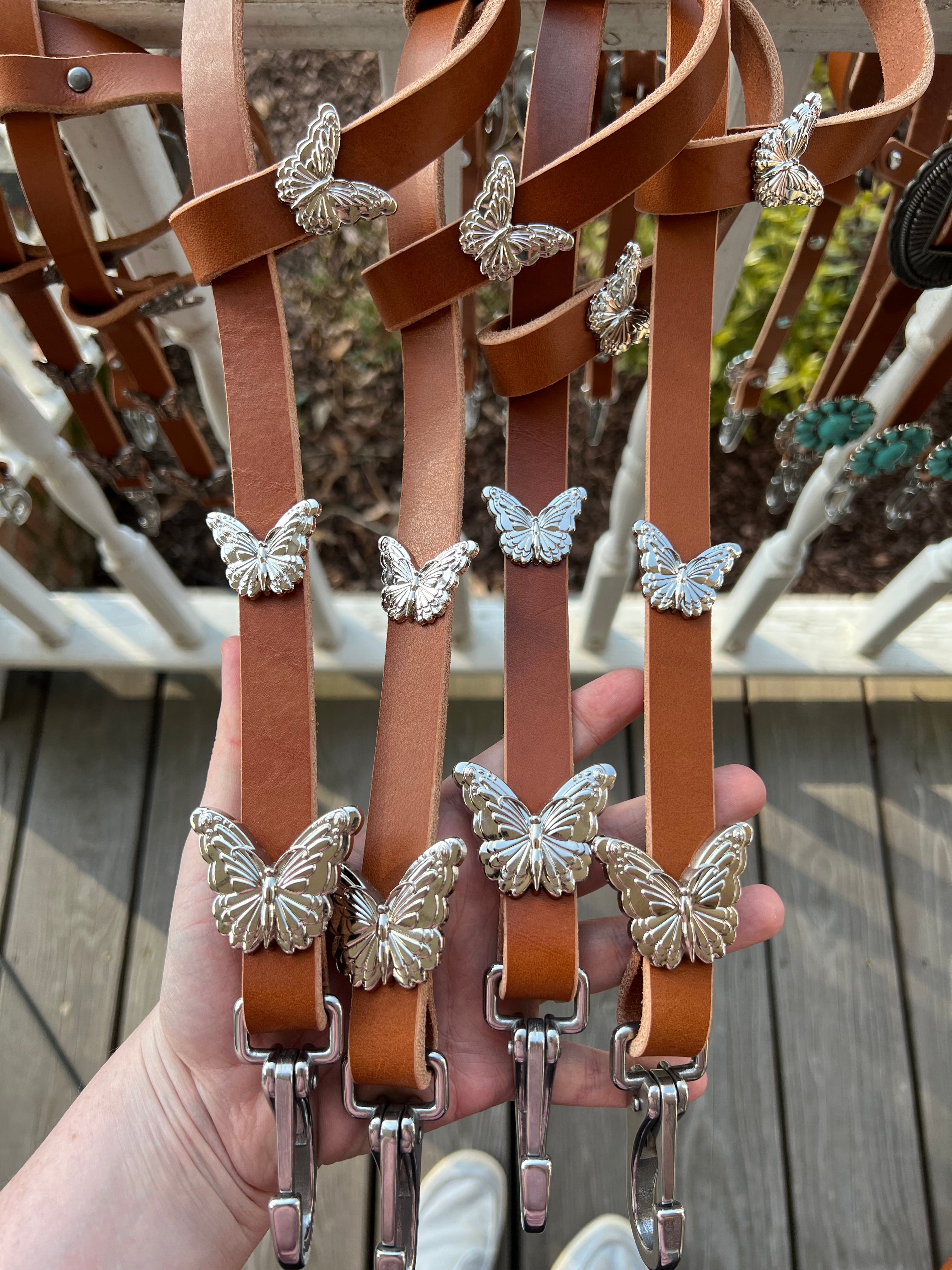 Quick change butterfly bridle