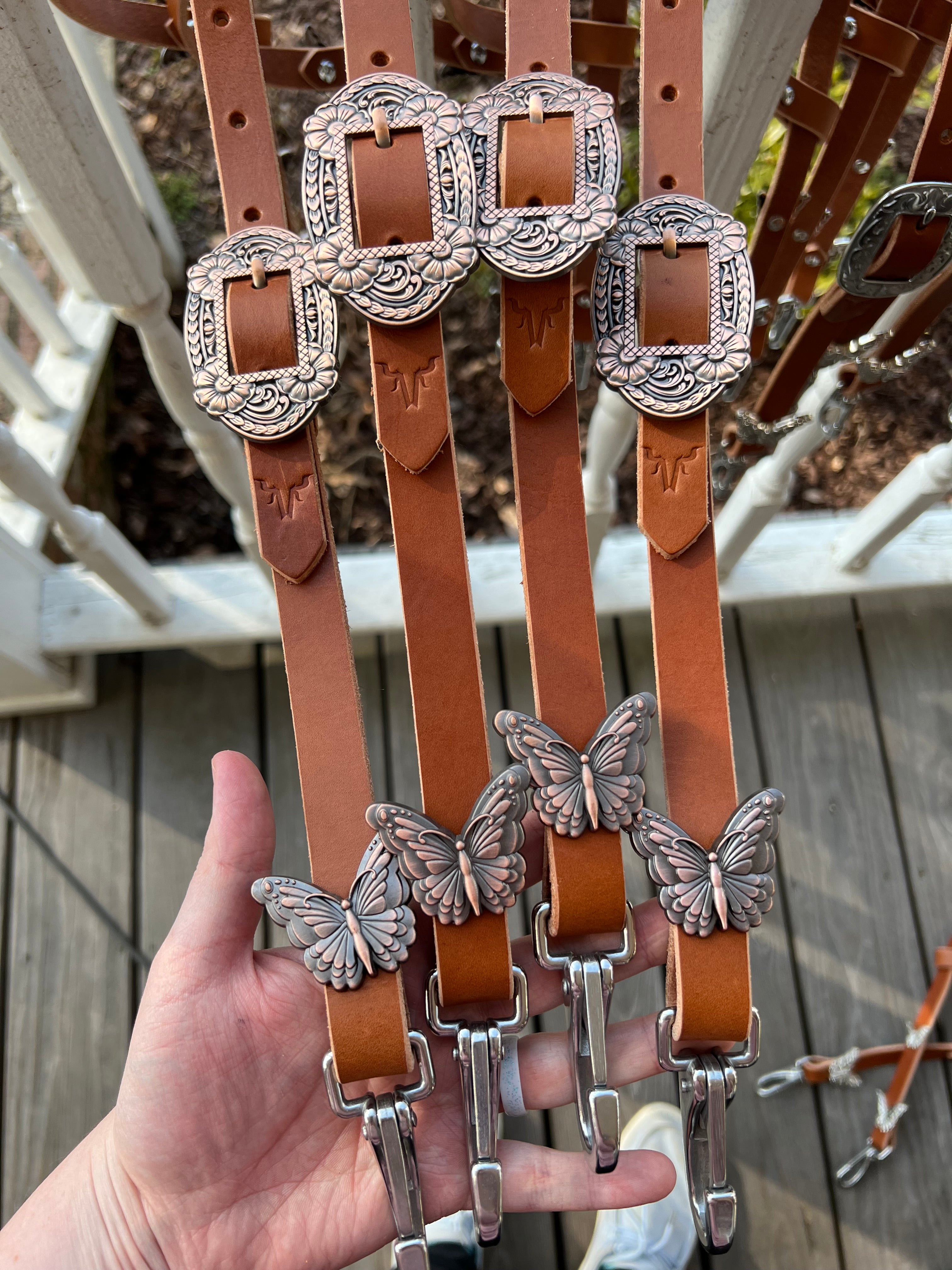 Quick change butterfly bridle