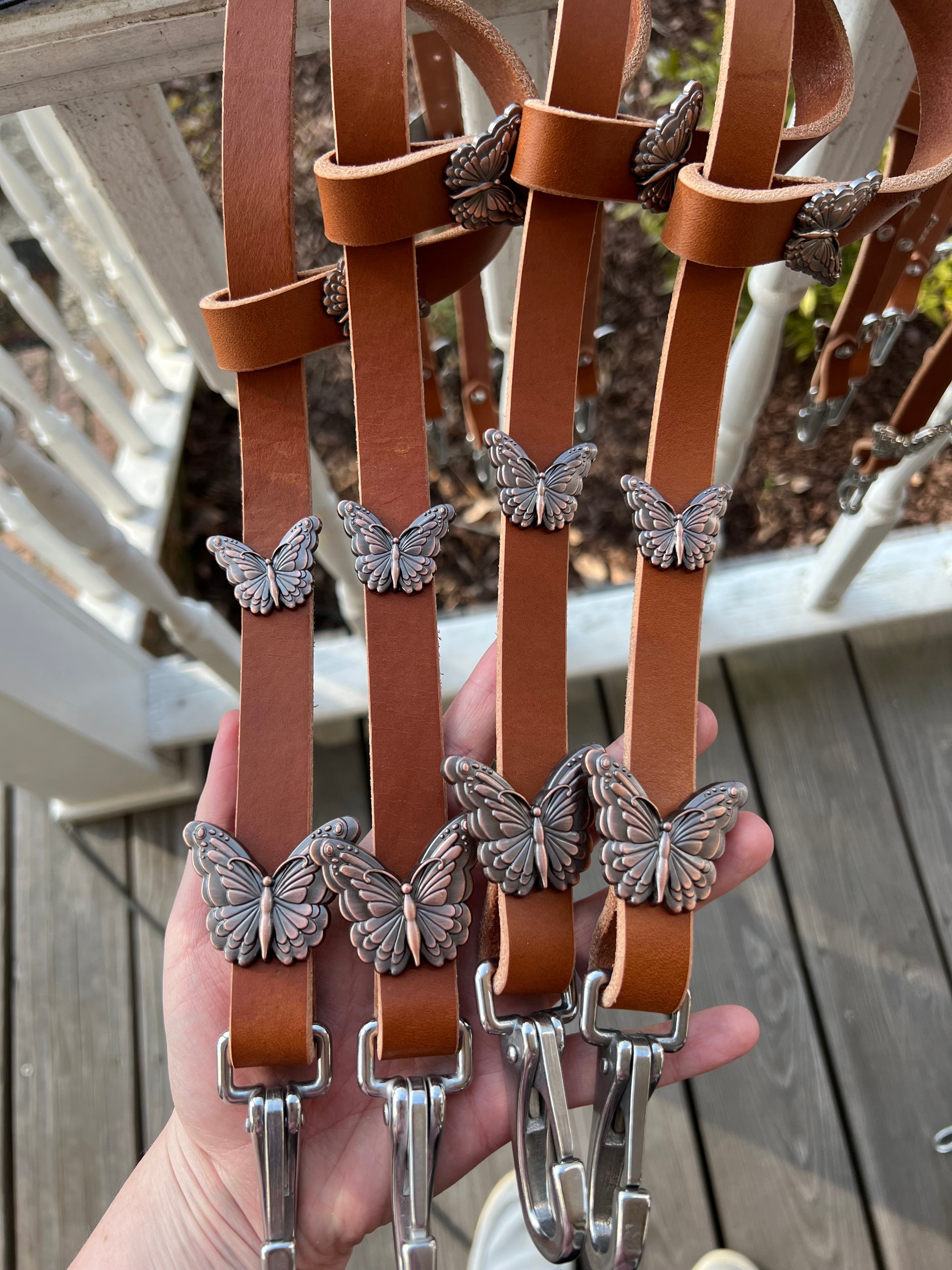 Quick change butterfly bridle