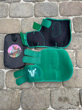 Kelly Green splint boots