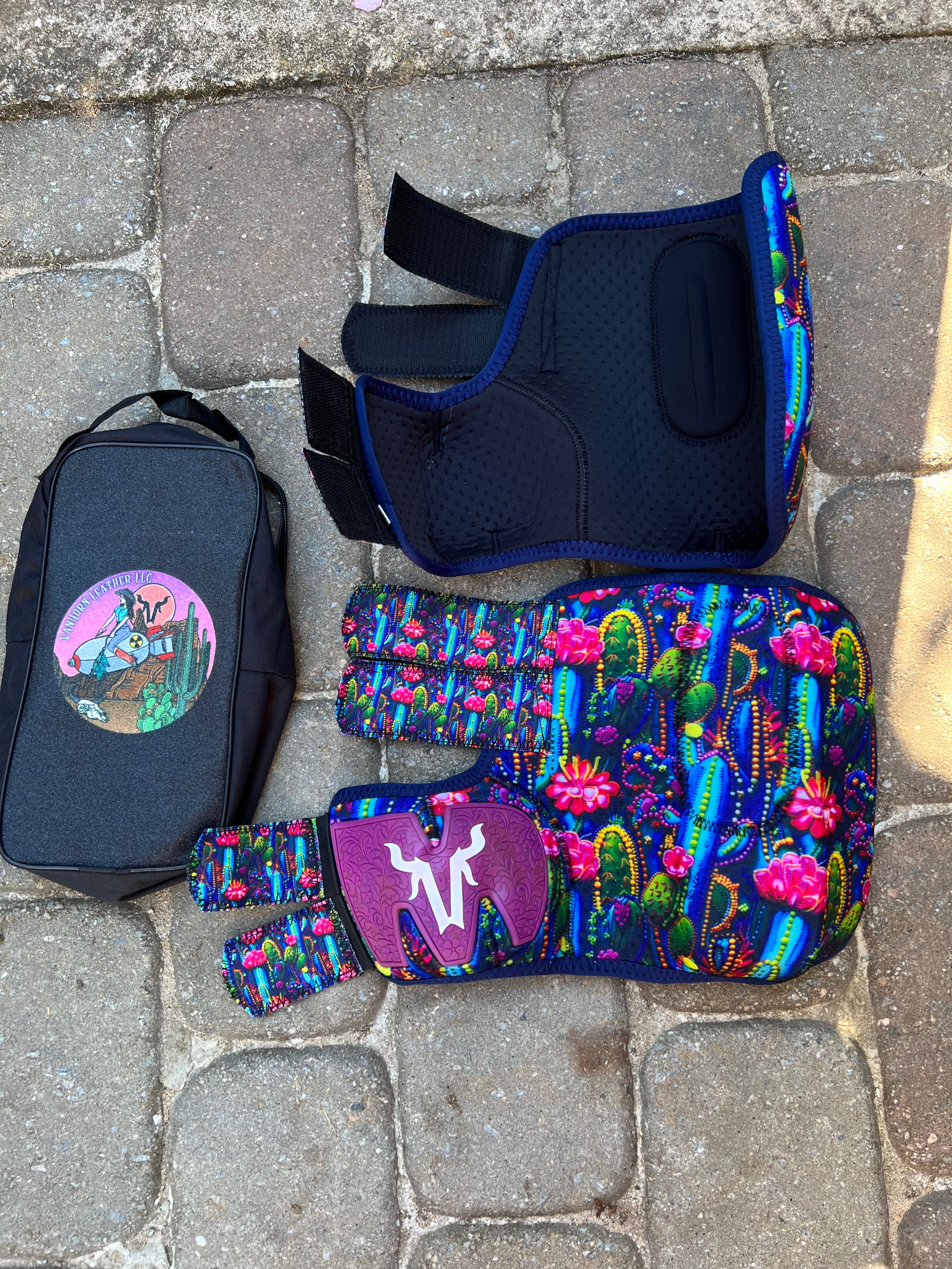 Neon Cactus splint boots