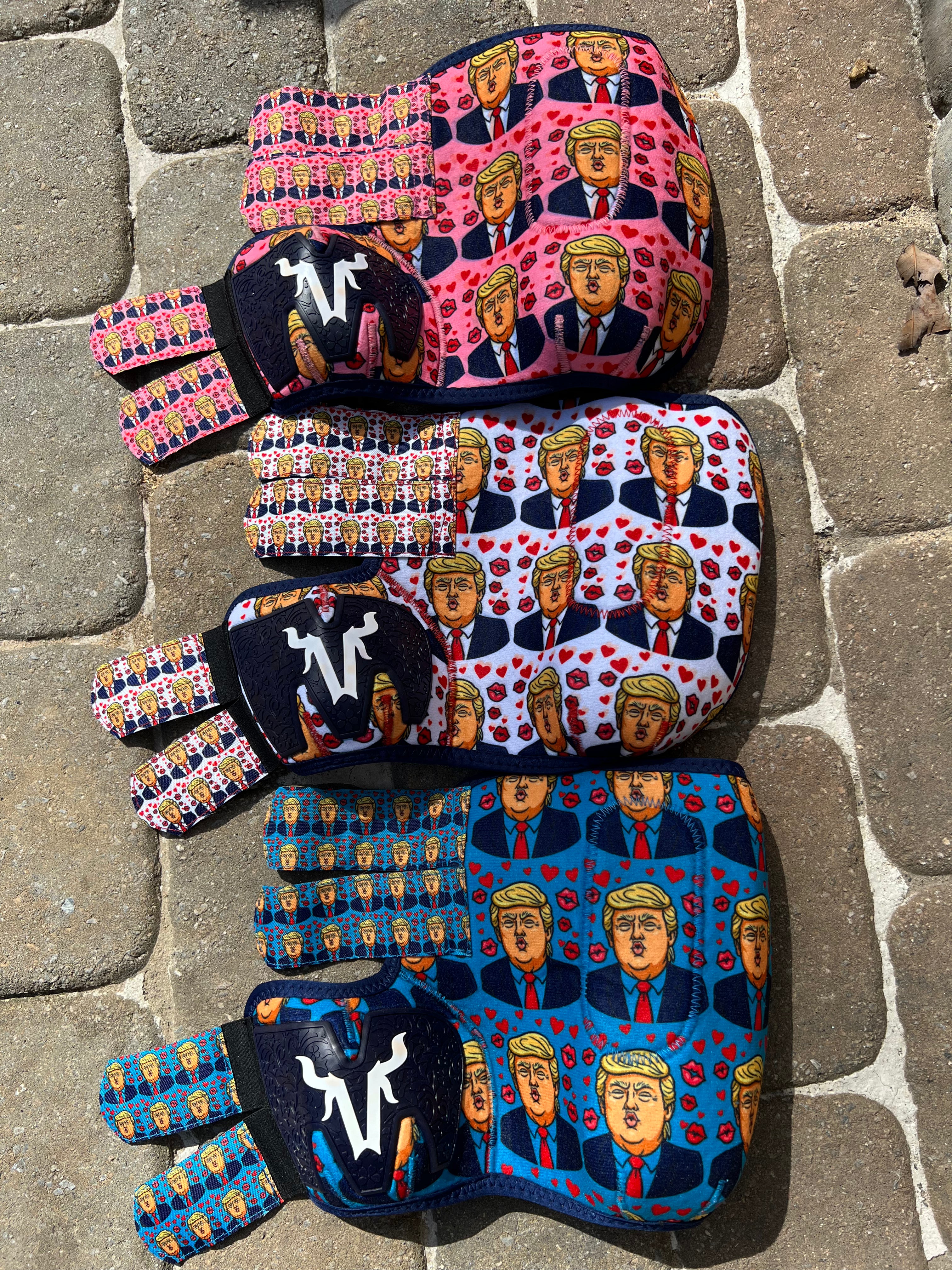 Blue Kissy Trump splint boots