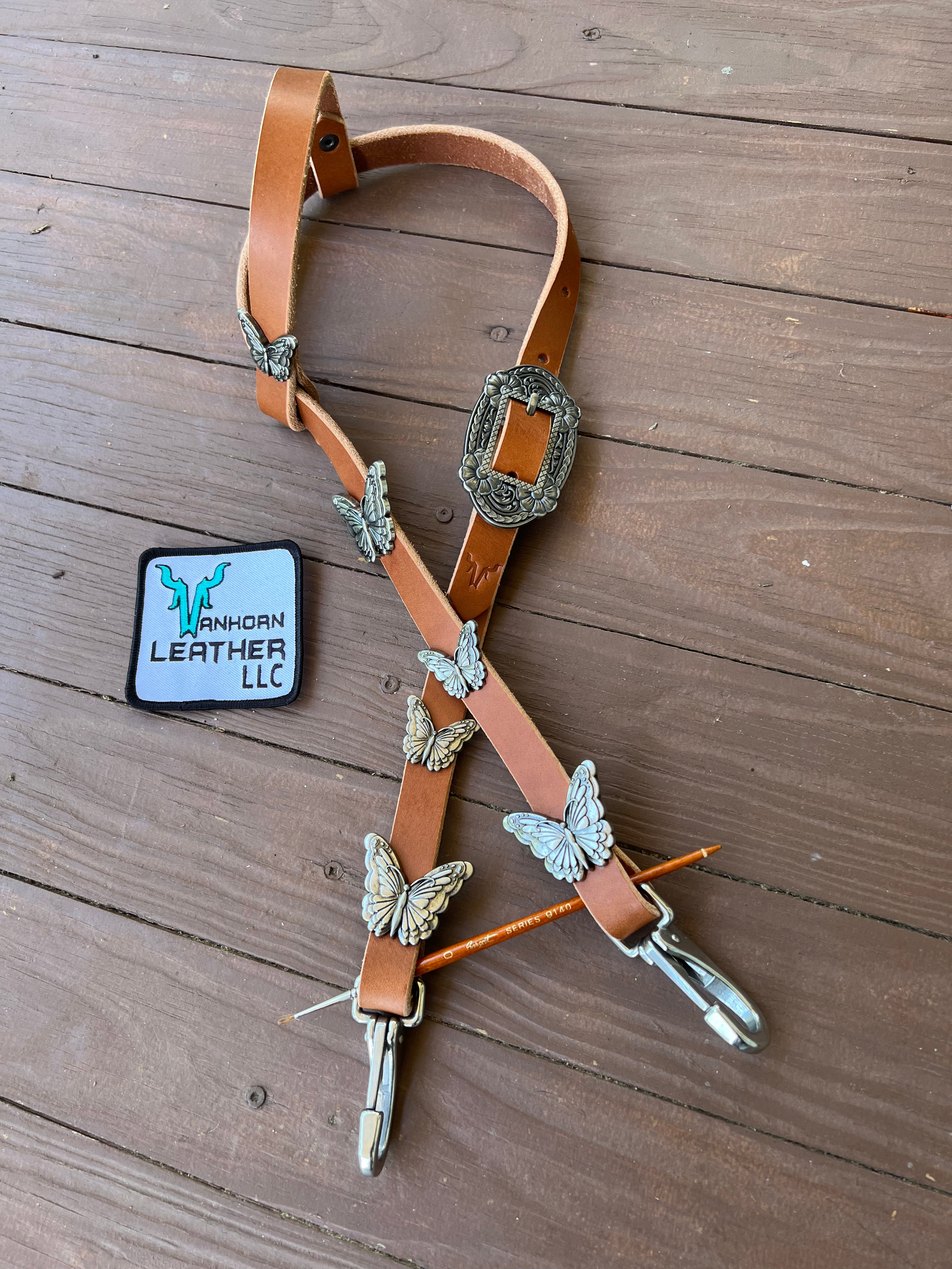 Quick change butterfly bridle