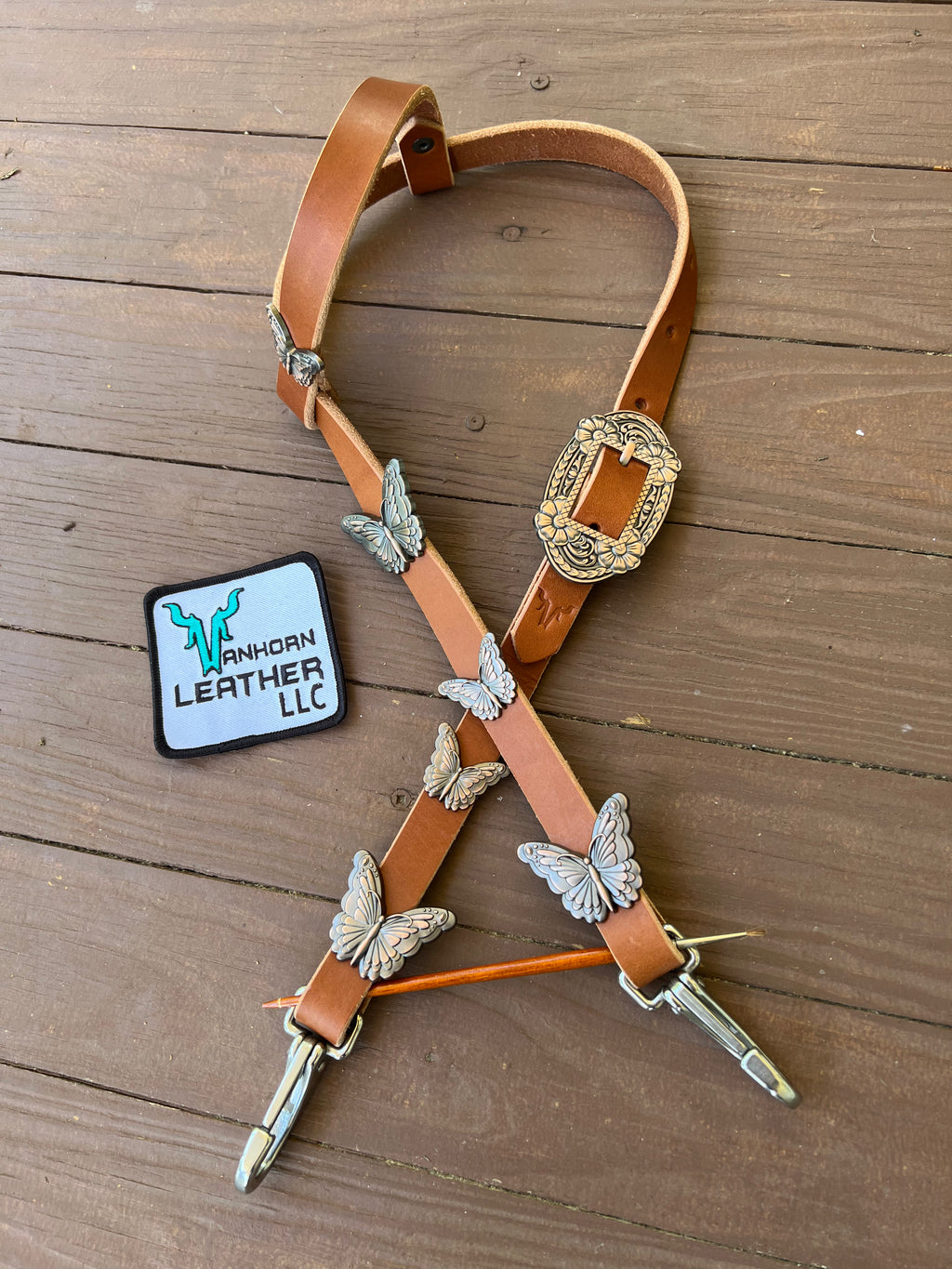 Quick change butterfly bridle