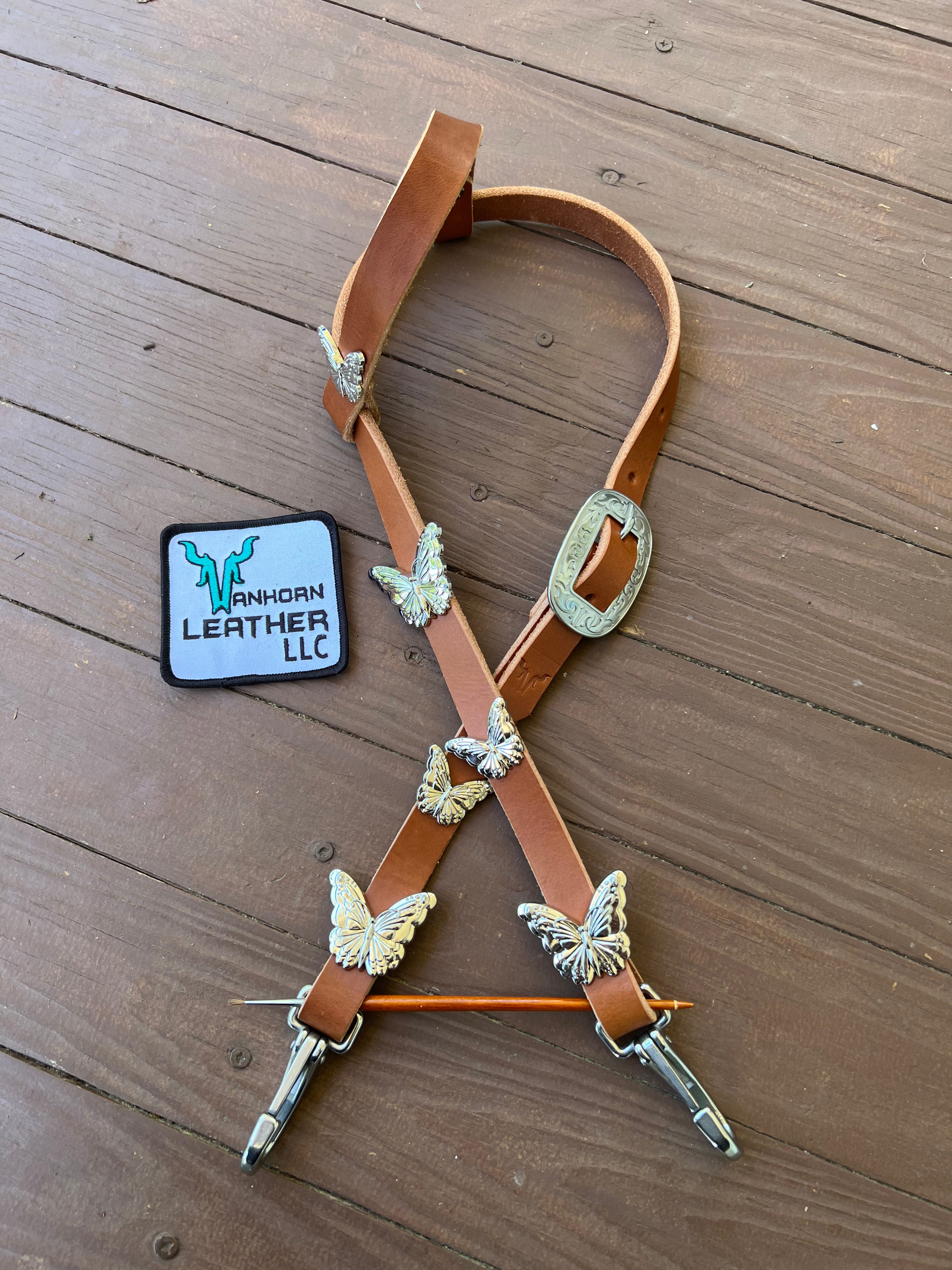 Quick change butterfly bridle
