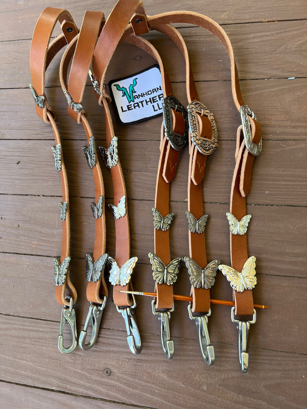 Quick change butterfly bridle