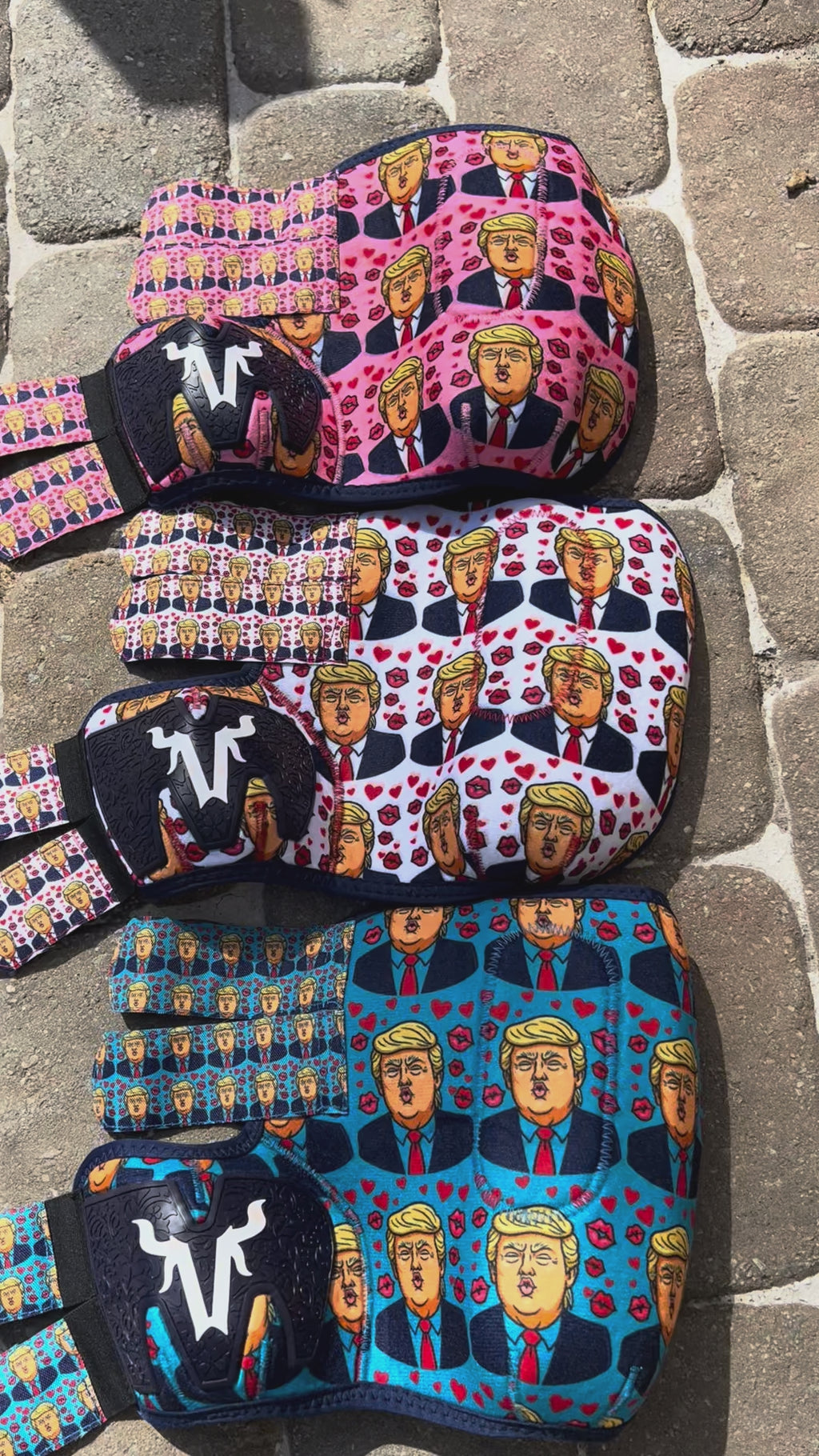 Blue Kissy Trump splint boots